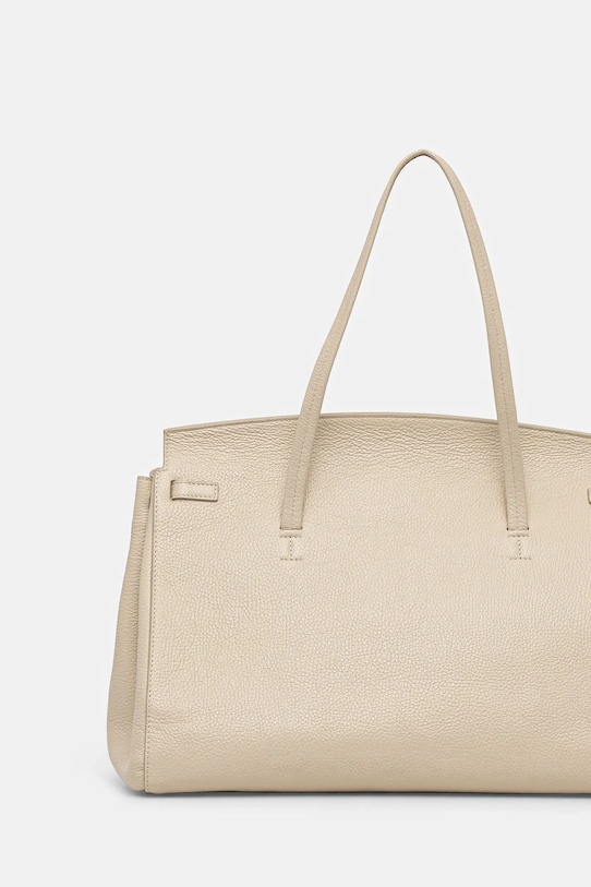 Accesorii Liviana Conti poșetă de piele A5WA52 bej