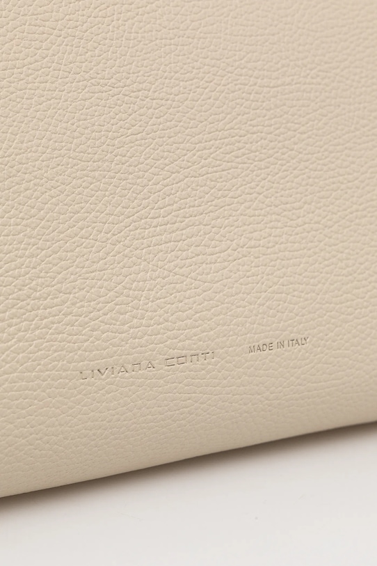 Liviana Conti poșetă de piele bej A5WA52