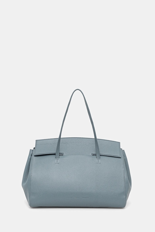 Liviana Conti torebka skórzana skóra licowa niebieski A5WA52