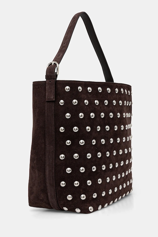 Liviana Conti torebka skórzana A5WA61 brązowy ZW25