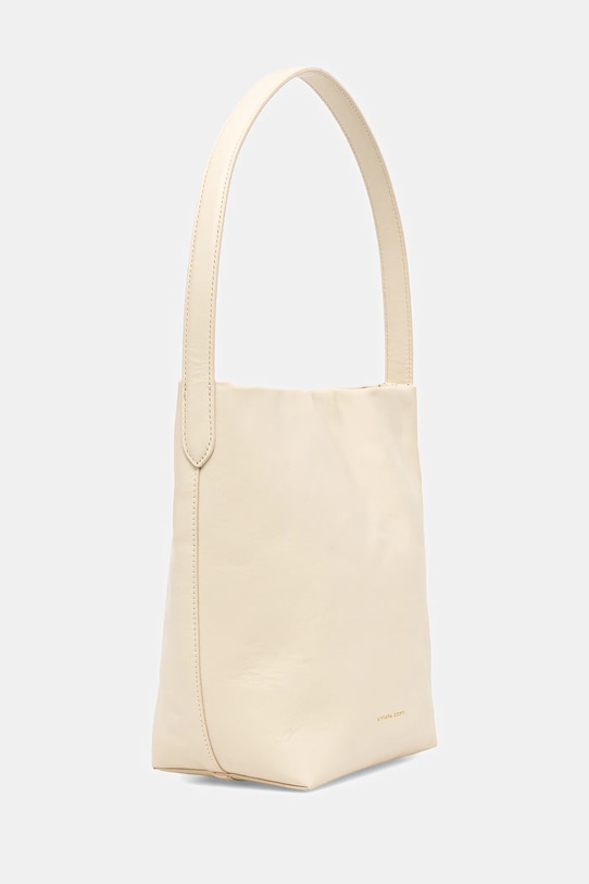 Liviana Conti torebka skórzana A5WA62 beżowy ZW25