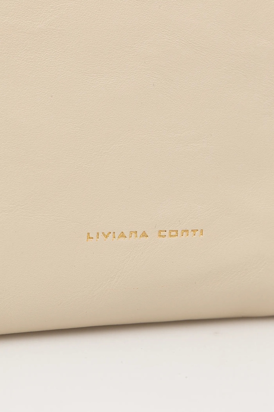 Liviana Conti torebka skórzana beżowy A5WA62
