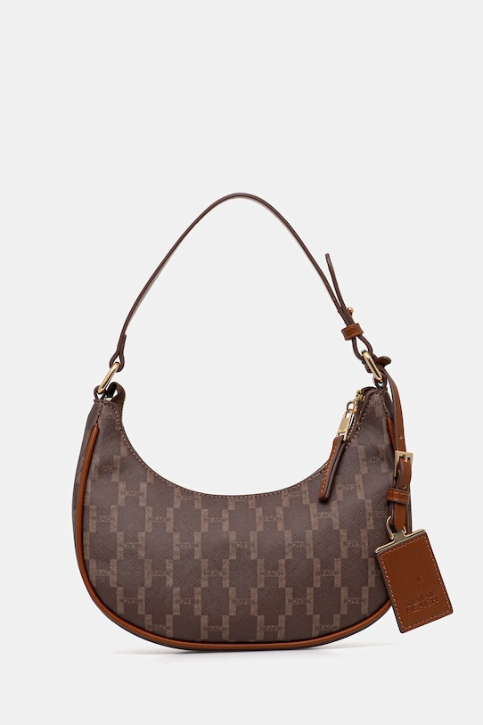 Kabelka Silvian Heach ABIS imitácia kože hnedá RCA25014BO