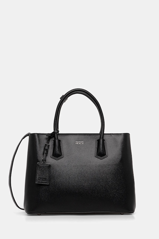 Silvian Heach torebka VENTURES mieści A4 czarny RCA25019BO