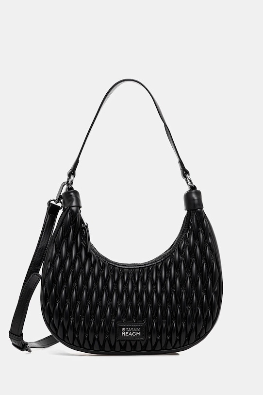 Kabelka Silvian Heach MAPOL jednofarebný čierna RCA25034BO