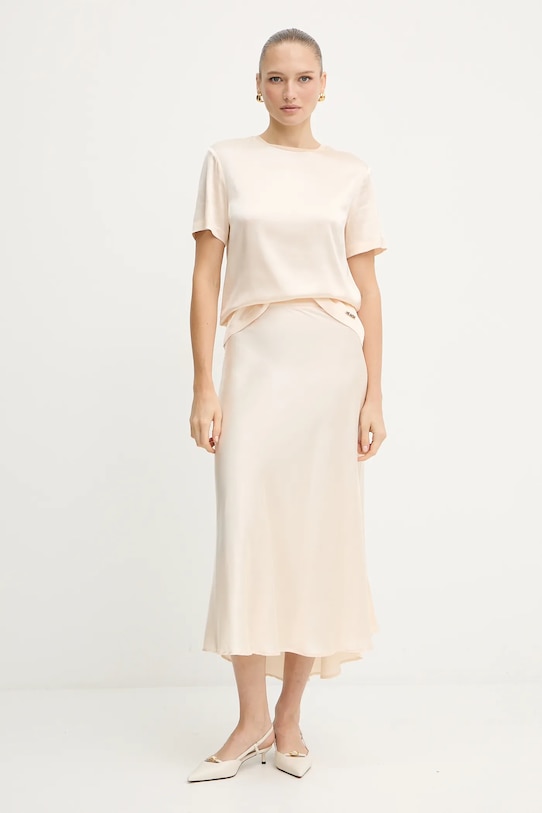 Tričko Silvian Heach OREILLE GPA25530BL béžová ZW25