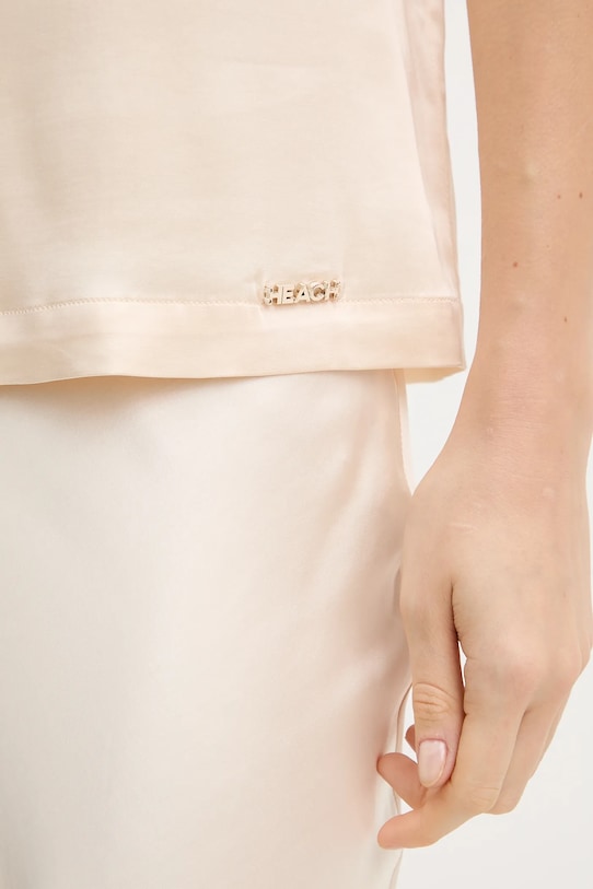 Tričko Silvian Heach OREILLE GPA25530BL béžová