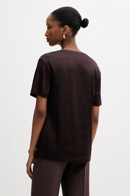Odzież Silvian Heach t-shirt OREILLE GPA25530BL brązowy