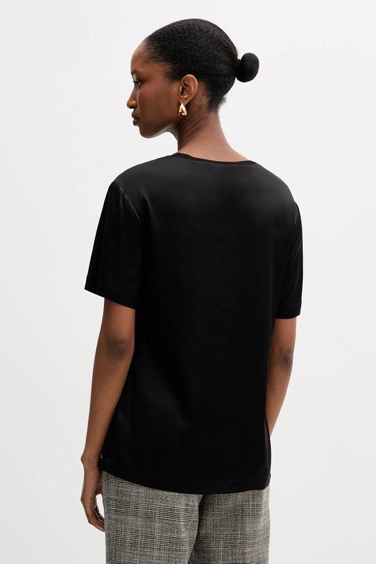 Odzież Silvian Heach t-shirt OREILLE GPA25530BL czarny