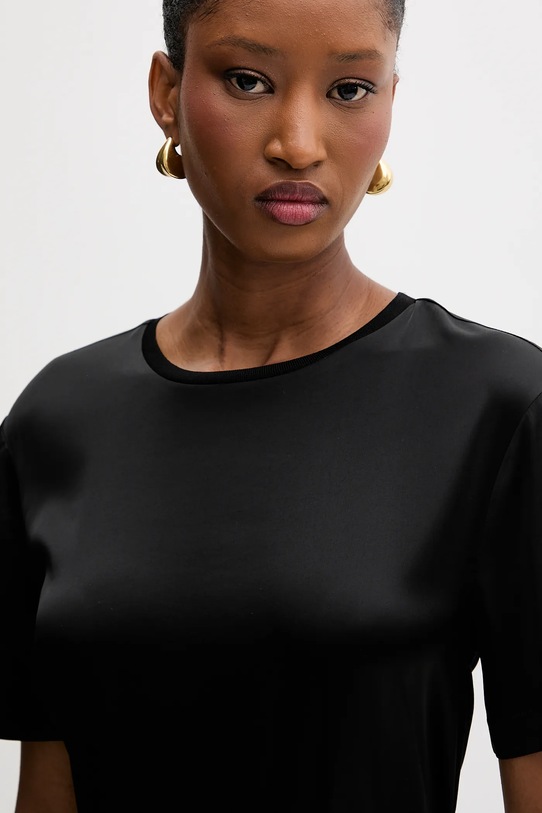 Silvian Heach t-shirt OREILLE czarny GPA25530BL