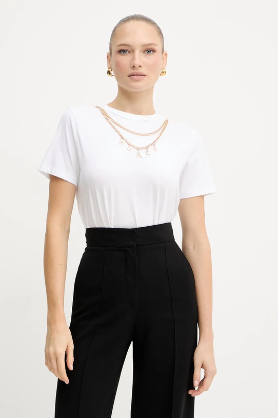 Silvian Heach t-shirt bawełniany BENSOULA bawełna biały GPA25130TS