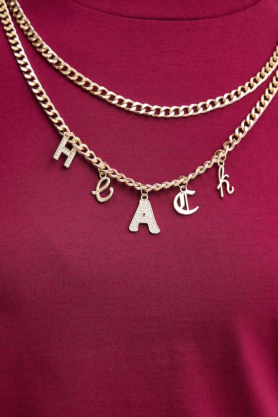 Silvian Heach pamut póló BENSOULA GPA25130TS rózsaszín