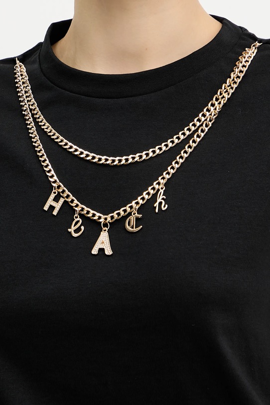 Bavlněné tričko Silvian Heach BENSOULA GPA25130TS černá