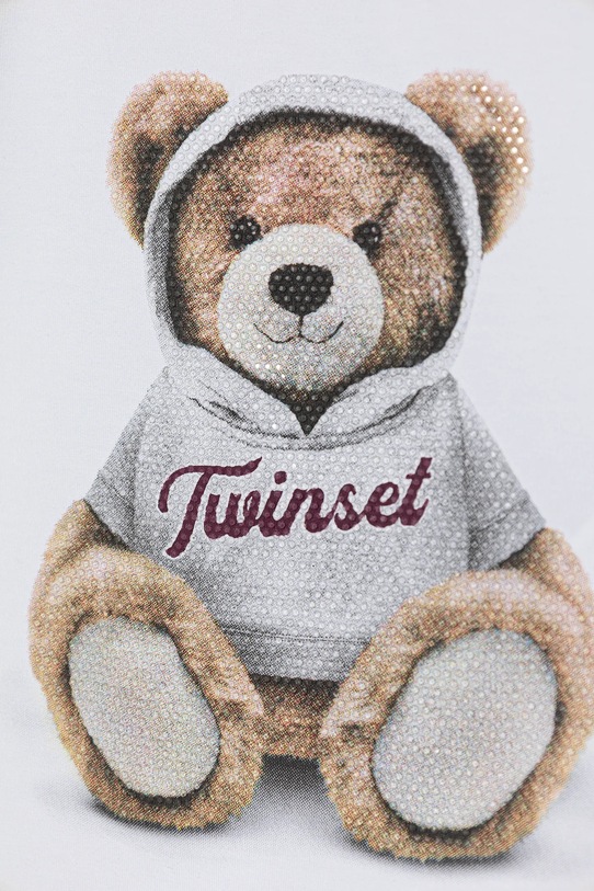 Dziewczynka Twinset longsleeve dziecięcy 252GB2036 biały