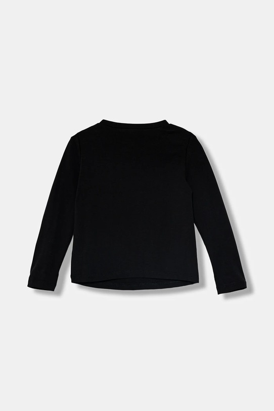 Detské tričko s dlhým rukávom Twinset 252GB2070 čierna ZW25