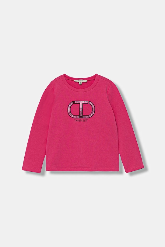 Twinset longsleeve copii imprimeu roz 252GB2260