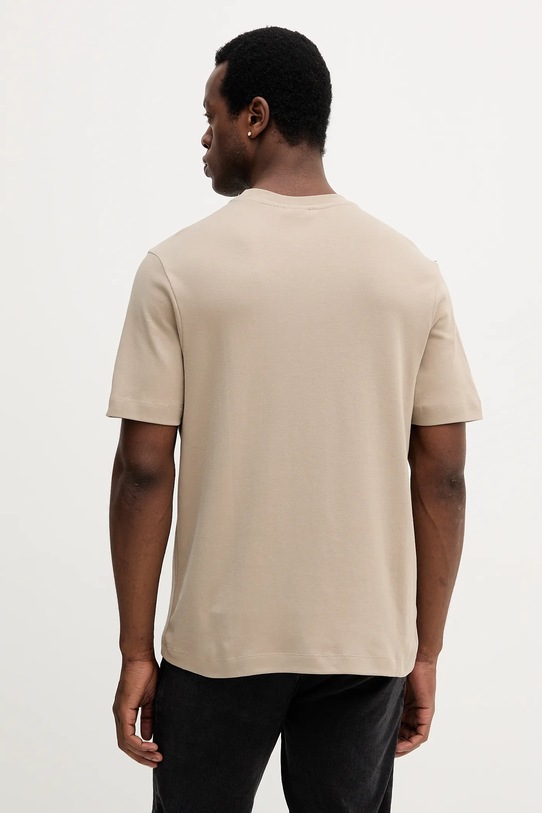 Odzież Mos Mosh t-shirt bawełniany DARREN 508280 beżowy