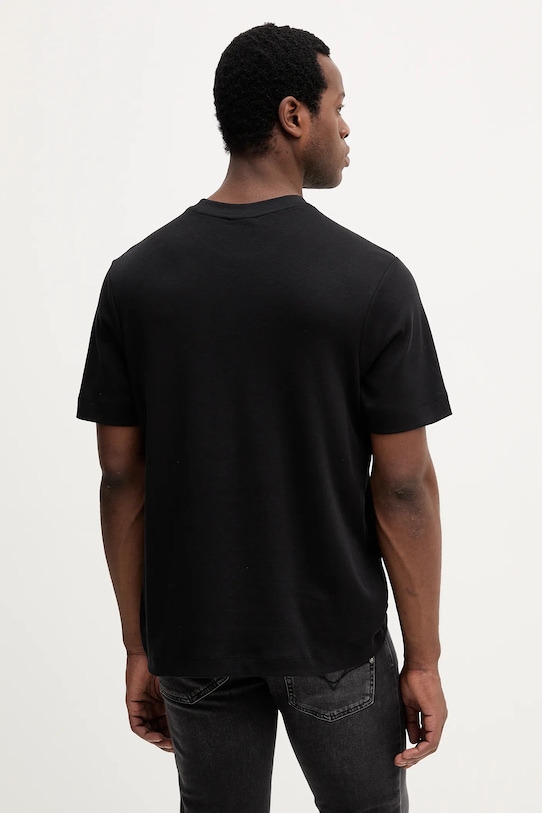 Odzież Mos Mosh t-shirt bawełniany DARREN 508280 czarny