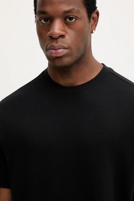Mos Mosh t-shirt bawełniany DARREN czarny 508280