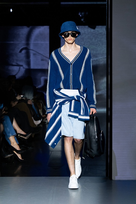 Indigo Bucket Stripes