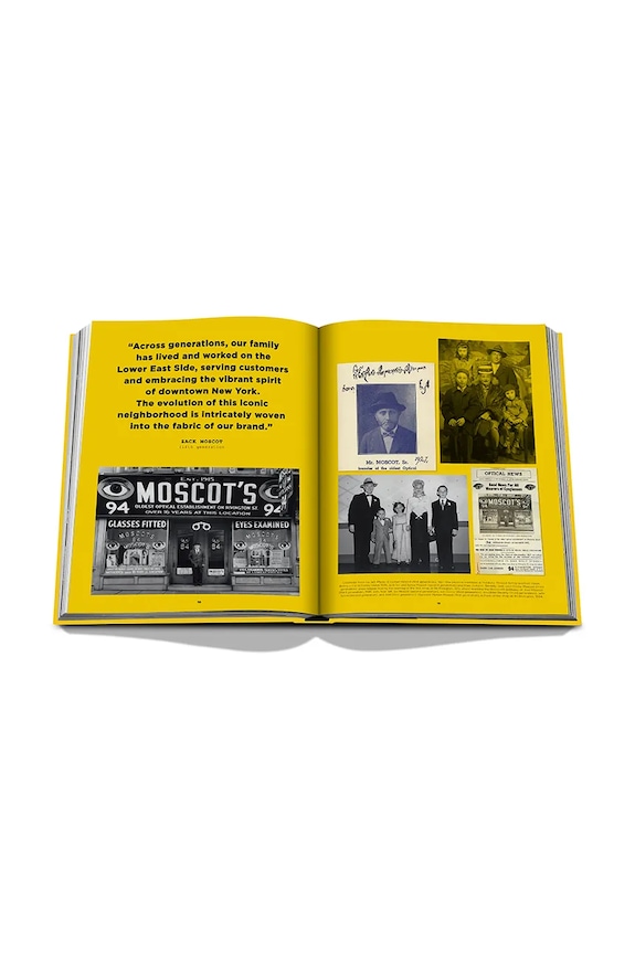 Assouline book Moscot by Dr. Harvey Moscot and Zack Moscot, English multicolor 9781649804167