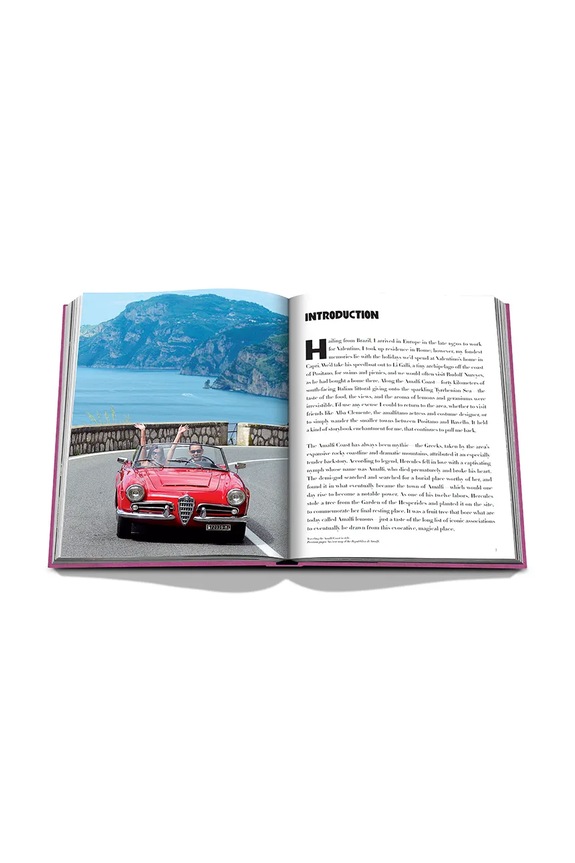 Assouline carte Amalfi Coast by Carlos Souza and Charlene Shorto, English violet 9781614289197