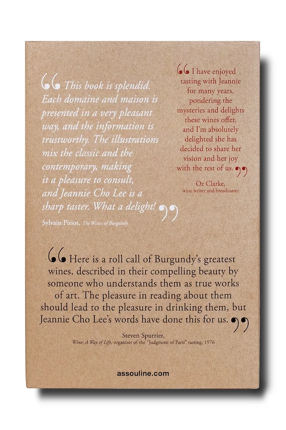 Accessories Assouline book The 100 Burgundy: Exceptional Wines by Jeannie Cho Lee 9781614288084 multicolor