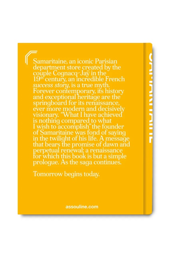 Accessories Assouline book Samaritaine: Paris Pont-Neuf by Harold Cobert, English 9781649800206 multicolor