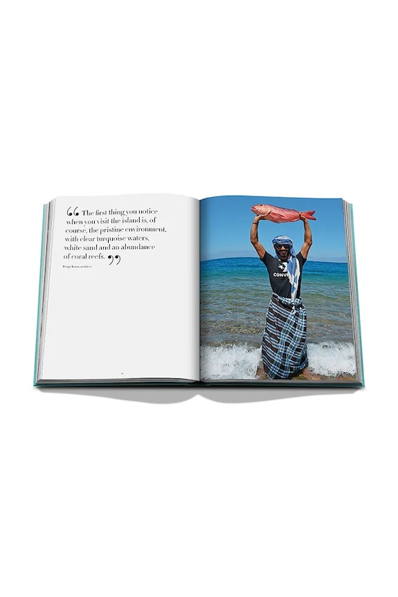 Assouline book Saudi Arabia: Red Sea, the Saudi Coast by Christopher Smit, English 9781649800848 turquoise