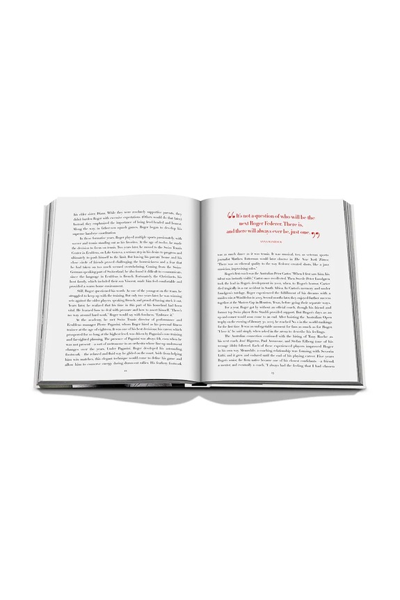 Assouline Federer de Doris Henkel, engleză 9781649802385