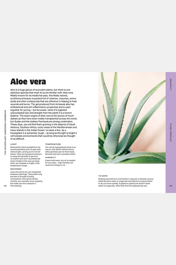 home & lifestyle book Houseplant Handbook by Maddie and Alice Bailey, English HG1271 turquoise AA00