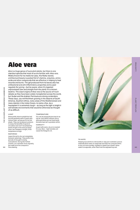 home & lifestyle book Houseplant Handbook by Maddie and Alice Bailey, English HG1271 turquoise AA00