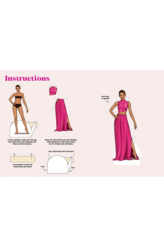Detská kniha home & lifestyle Dress Up Zendaya by Julia Murray, English SSB1053 viacfarebná