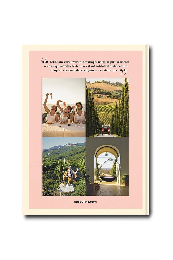 Doplňky Kniha Assouline Wine & Travel Italy by Enrico Bernardo, English 9781649804181 vícebarevná
