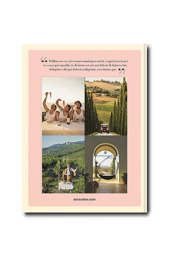 Doplňky Kniha Assouline Wine & Travel Italy by Enrico Bernardo, English 9781649804181 vícebarevná