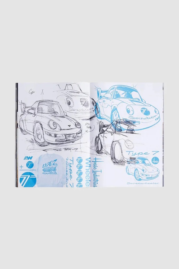 ERG Media φωτογραφικό βιβλίο Sevenwheeler Zine μπλε 9789083298184