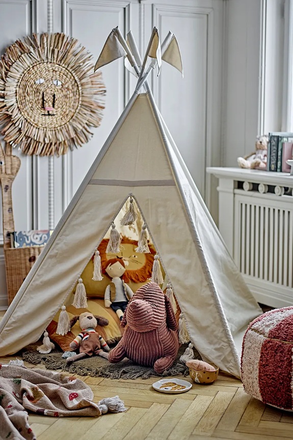 Šator za dječju sobu Bloomingville Fardin 82045904 bež