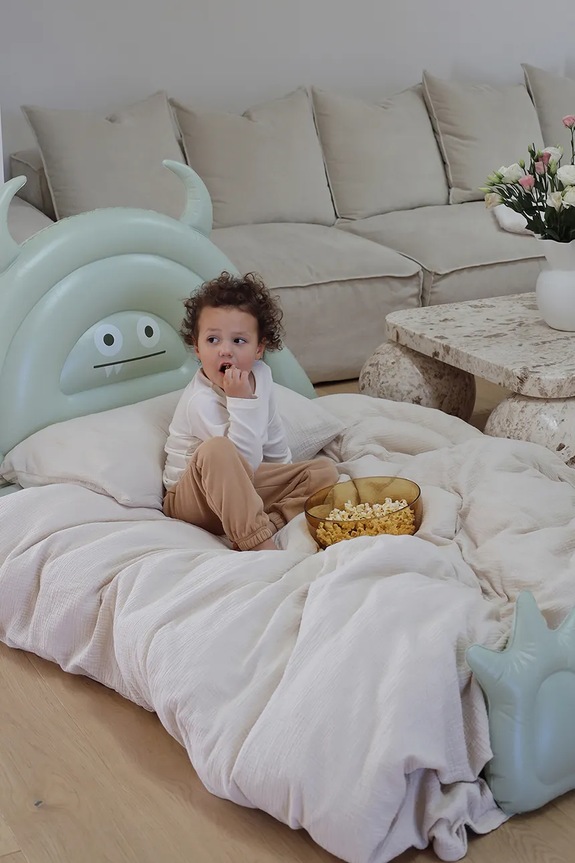 SunnyLife felfújható gyerek matrac Bed Monster Sage S51KSBMS