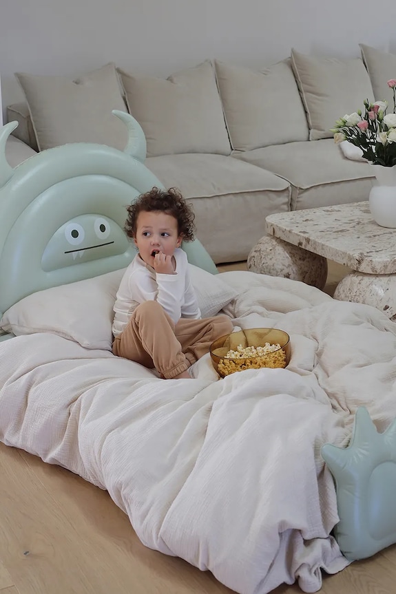 SunnyLife felfújható gyerek matrac Bed Monster Sage S51KSBMS