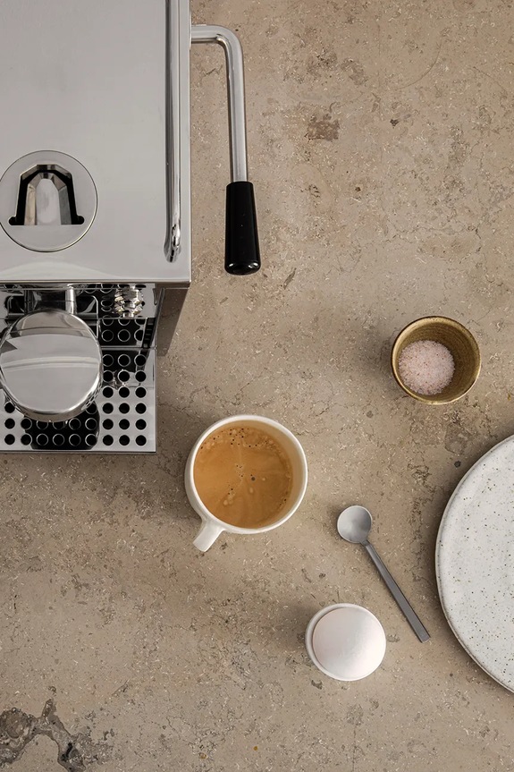 Sjostrand Espressor aparat de cafea din oţel inoxidabil 25,8 x 19,2 x 33,7 cm M1.ST.EU.A