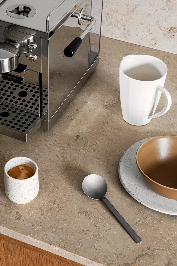 Sjostrand Espressor aparat de cafea din oţel inoxidabil 25,8 x 19,2 x 33,7 cm M1.ST.EU.A