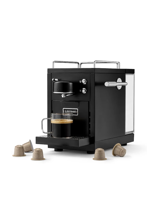 Sjostrand espressor aparat de cafea din oţel inoxidabil 25,8 x 19,2 x 33,7 cm negru M1.BL.EU.A