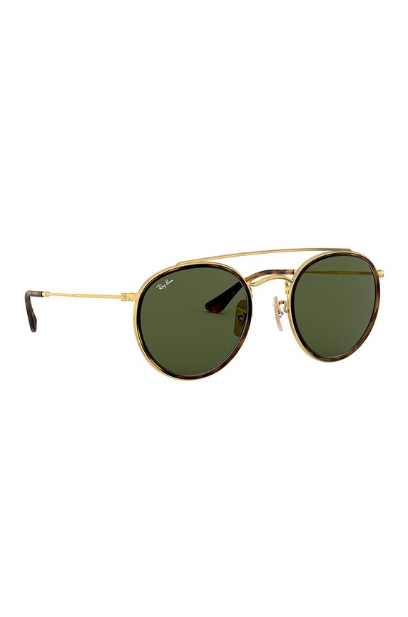 Ray-Ban - Okulary Round Double Bridge czarny 0RB3647N.51.001