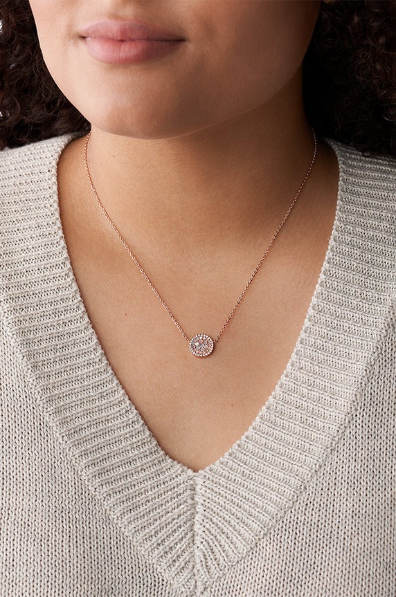 Fossil - Ogrlica JF01740791 zlatna