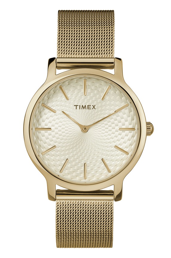 Timex zegarek TW2R36100 Transcend złoty TW2R36100