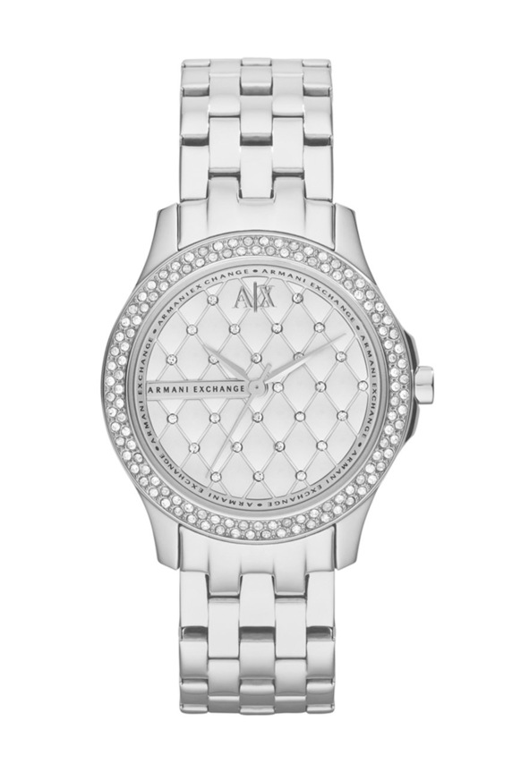 Armani Exchange - Hodinky AX5215 strieborná AX5215