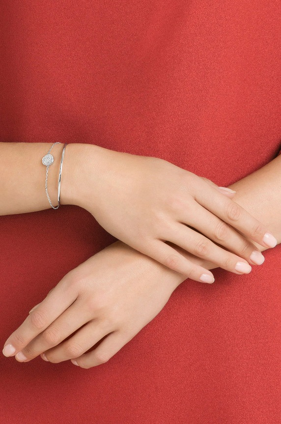 Akcesoria Swarovski - Bransoletka Ginger 5389044 5389044 srebrny