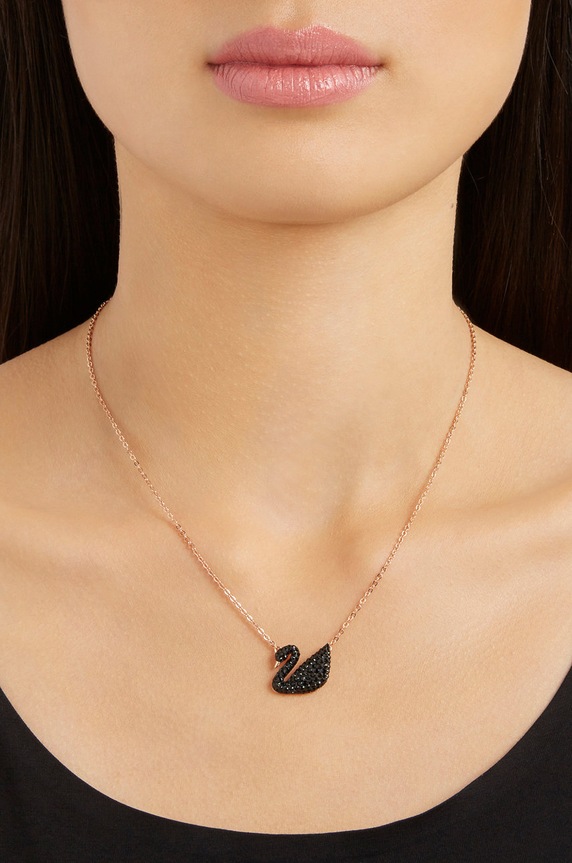 Akcesoria Swarovski - Naszyjnik Iconic Swan 5204134 5204134 złoty
