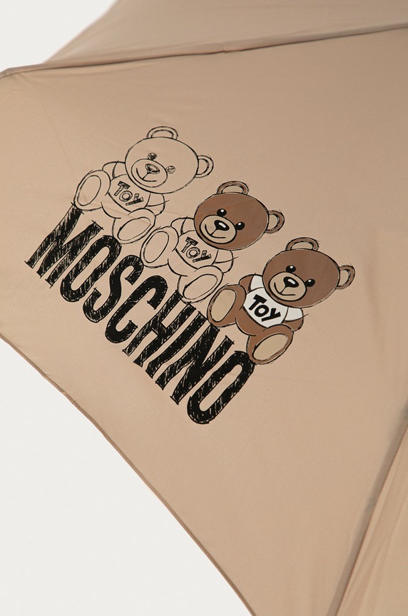 Akcesoria Moschino - Parasol 8061.darkbeige beżowy
