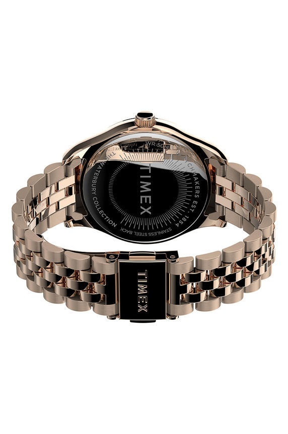 Timex zegarek TW2T86800 Waterbury Legacy różowy TW2T86800